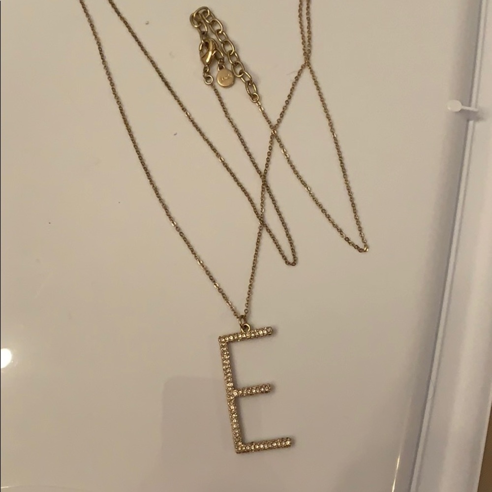 “E” necklace